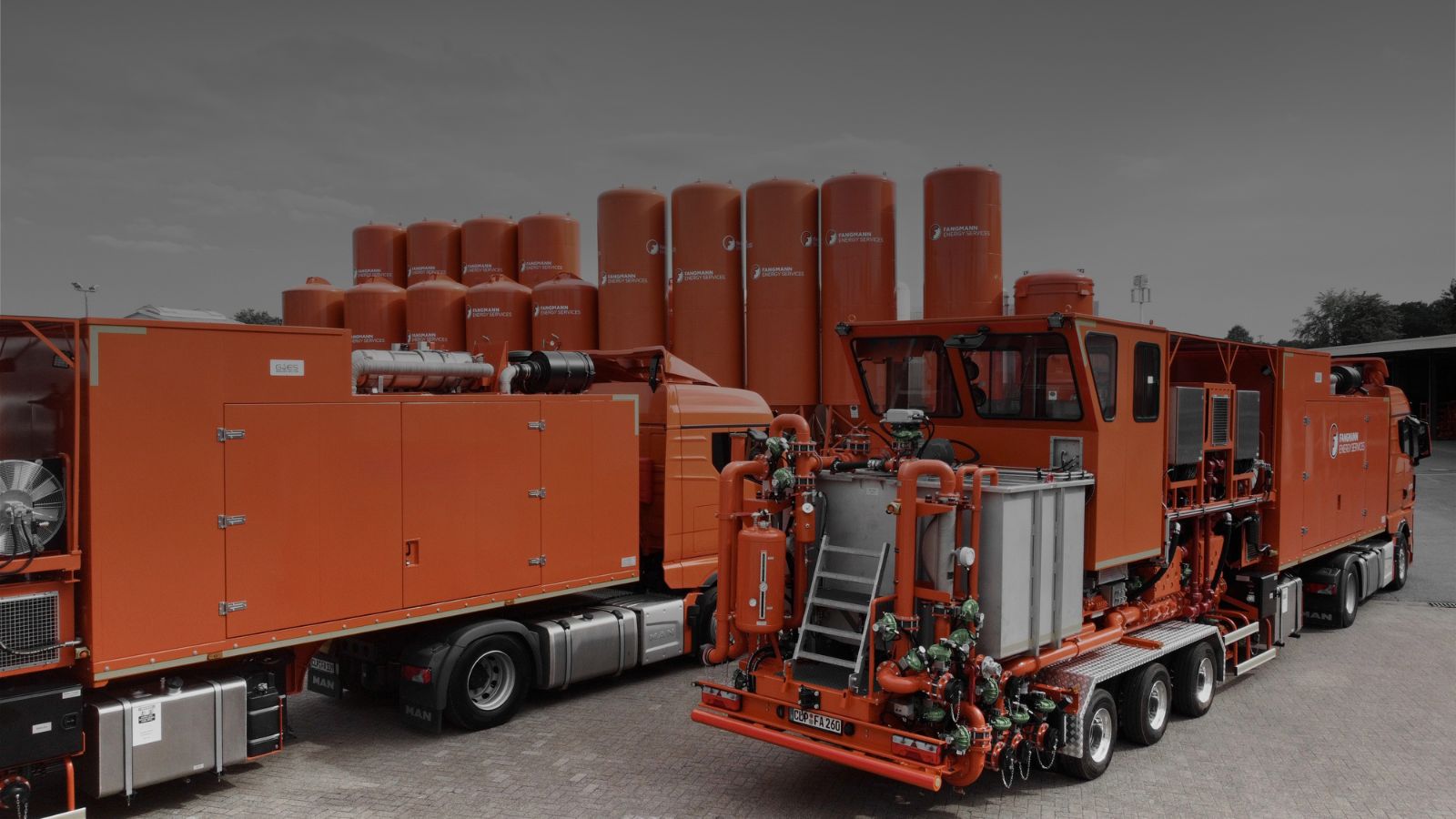 Twin Cementing Unit | 2 x MSI TI 600 Triplex pump. Diese Einheit wird für Zementationsarbeiten eingesetzt.